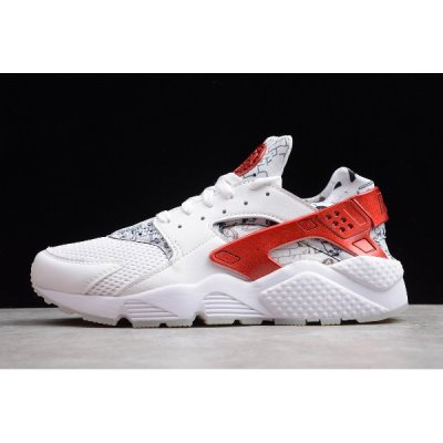 Nike Air Huarache Run Qs Beyaz / Kırmızı Spor Ayakkabı Türkiye - 5B2WQHL2